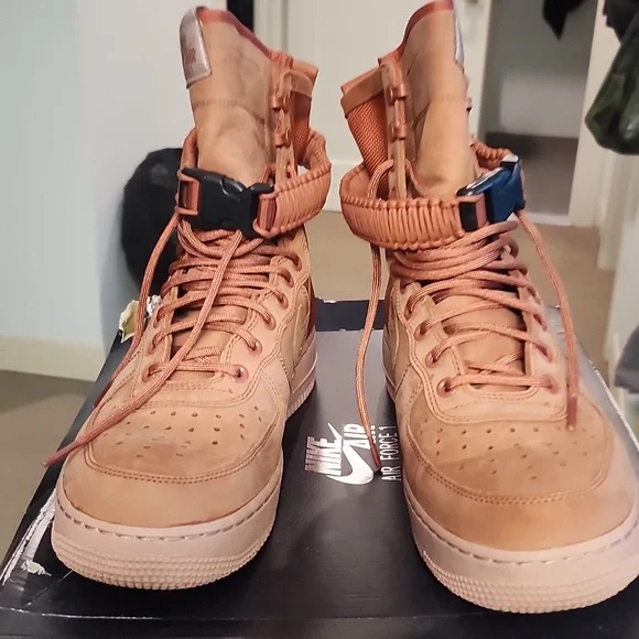 Nike Air Force 1 Boot/Dusty Peach/Womens Size 11/ Mens Size 9.5 - Picture 3 of 6